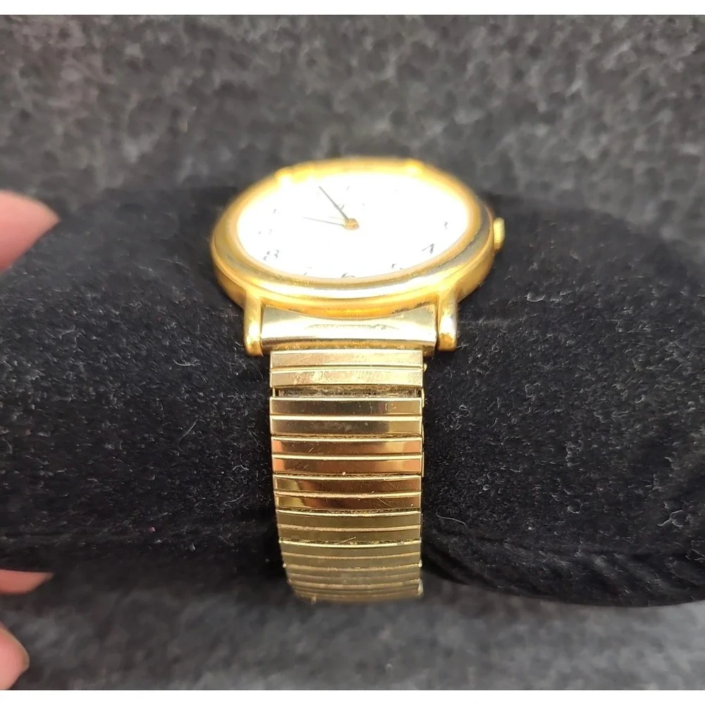 Vintage Speidel Watch Goldtone Quartz 6